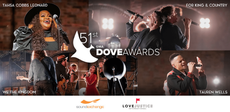 51st ANNUAL GMA DOVE AWARD WINNERS REVEALED IN EXCLUSIVE WORLDWIDE BROADCAST